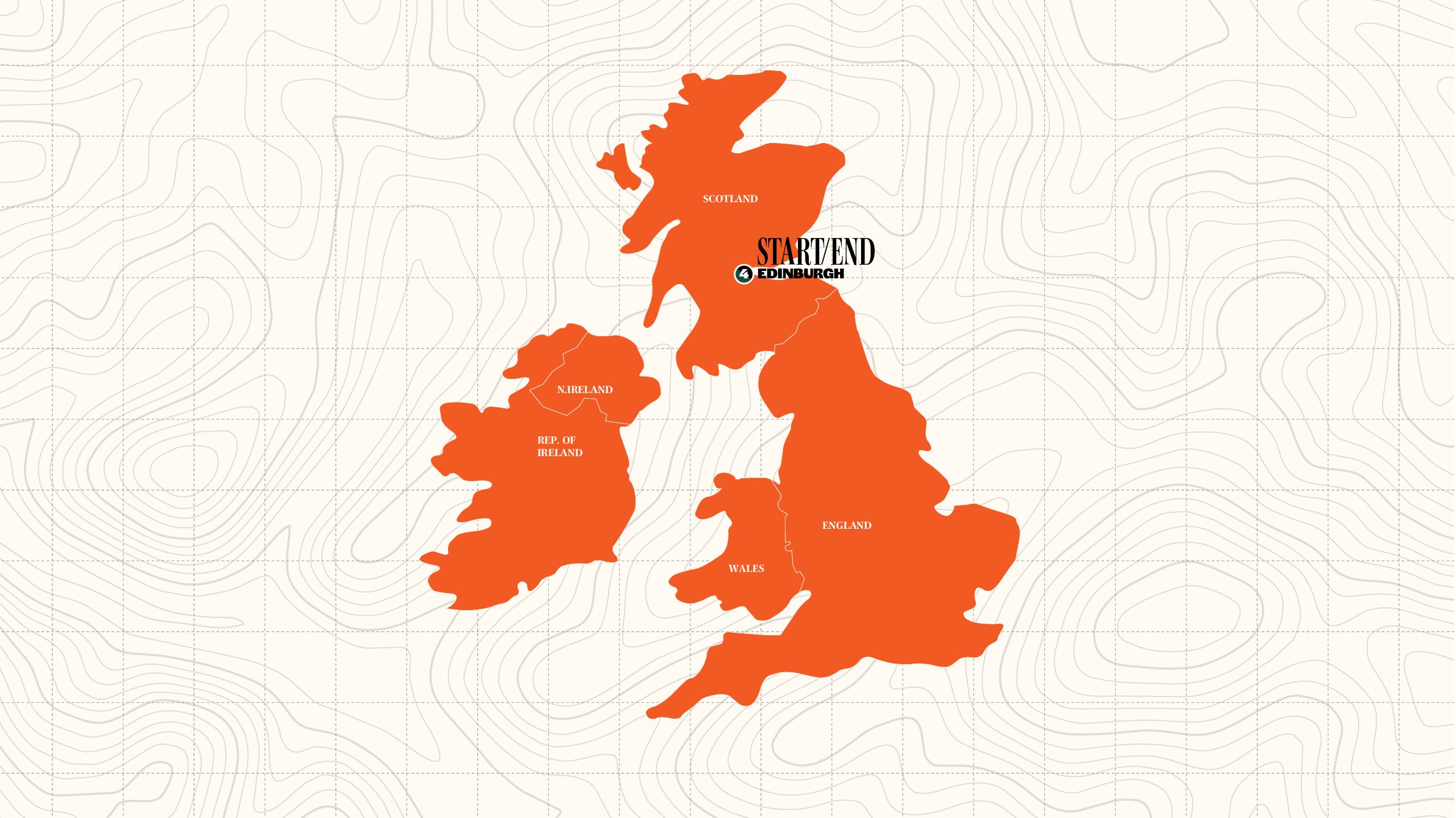 Map of Edinburgh for Hogmanay (NYE) | Start Edinburgh | 2027/2028 from Contiki