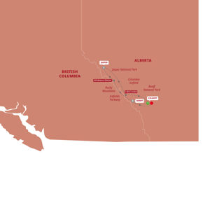 Trip route map
