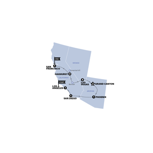 Trip route map