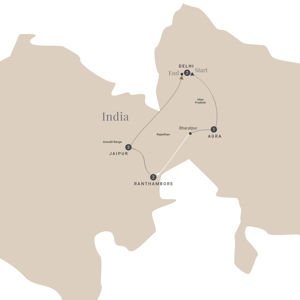 Trip route map