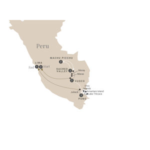 Trip route map