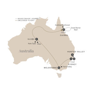 Trip route map