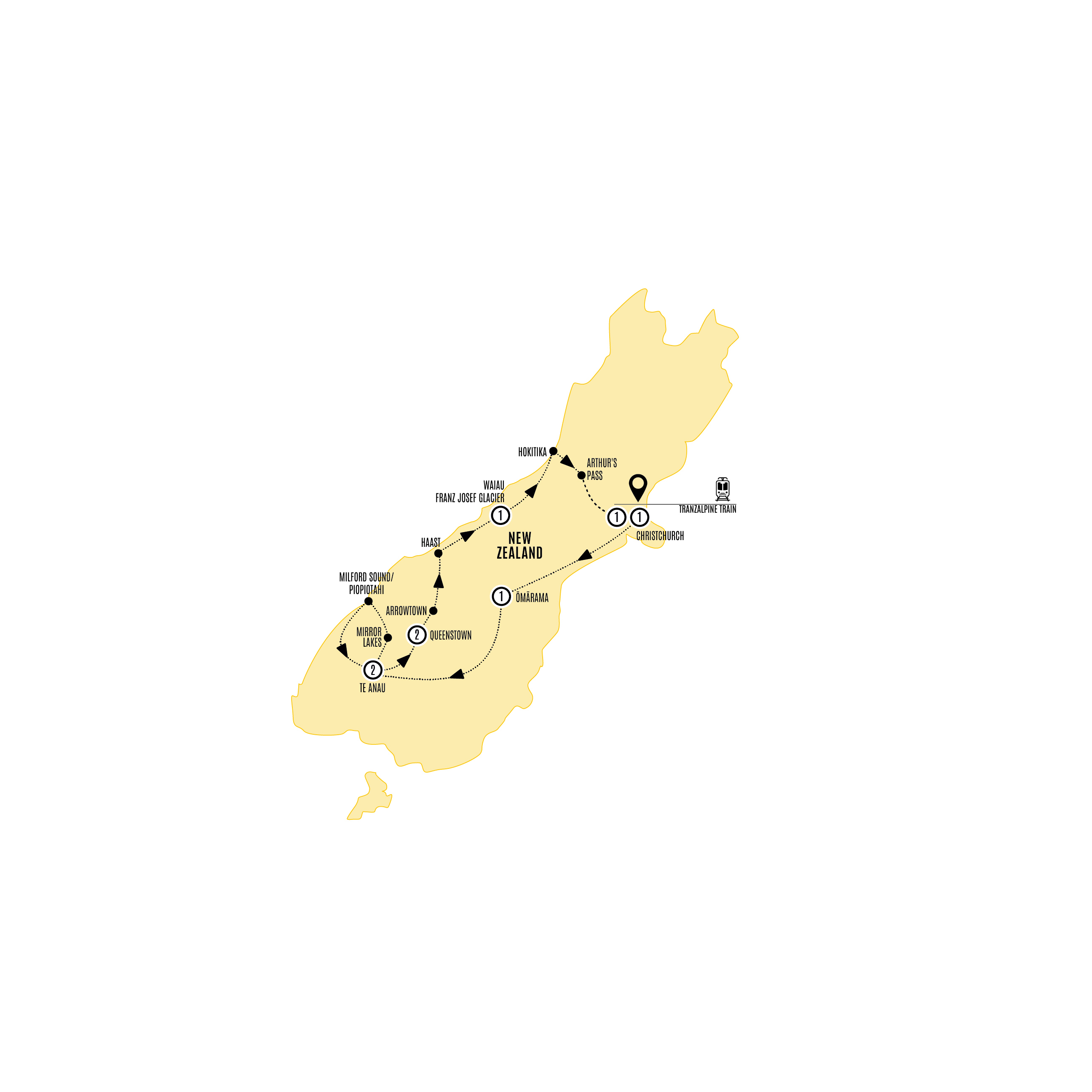 Map of Southern Spotlight from Costsaver