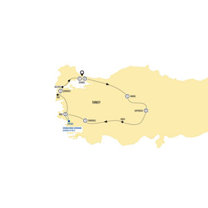 Trip route map