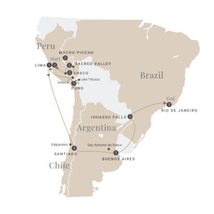 Trip route map