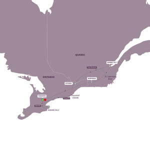 Trip route map