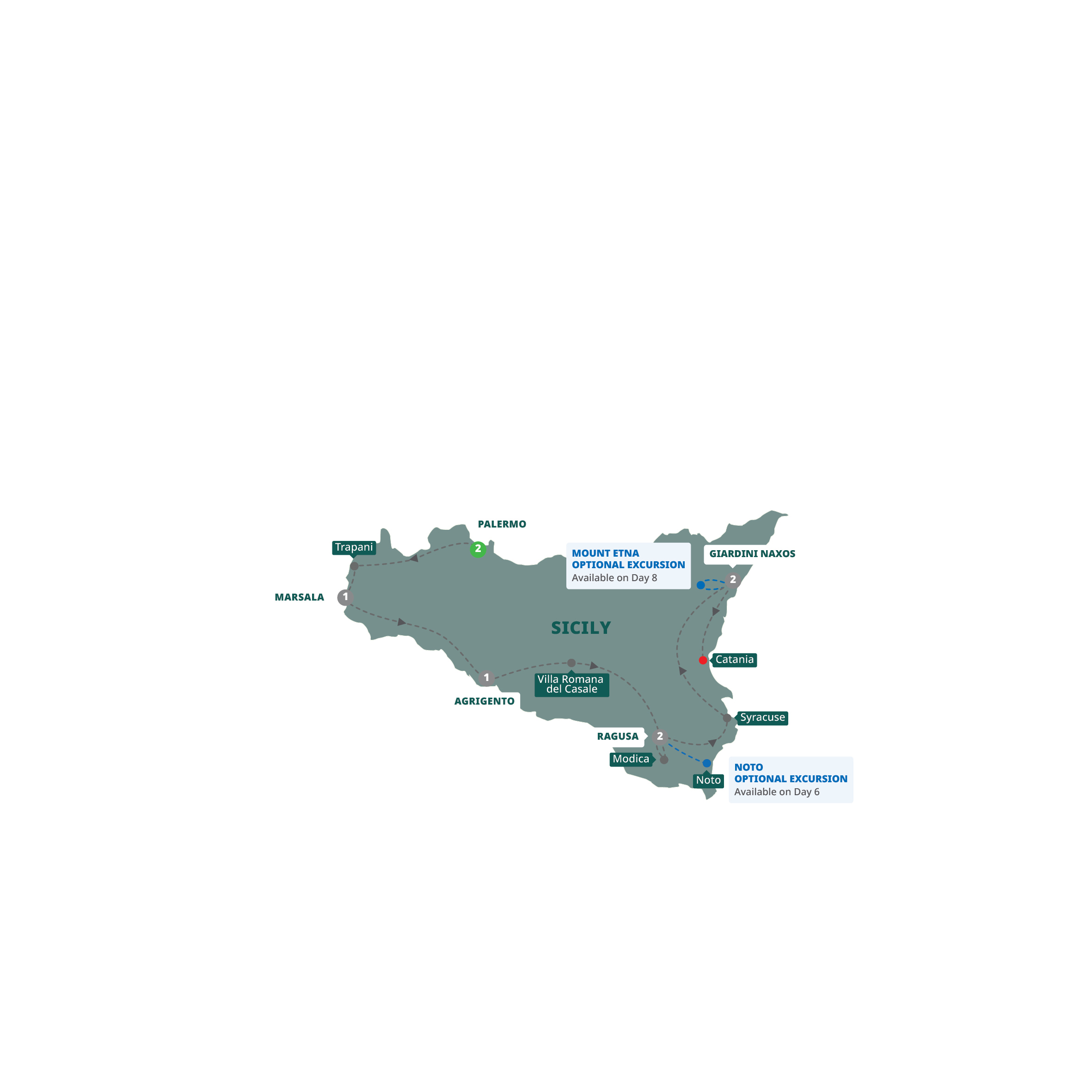 Map of Sicily in Depth (2027) from Trafalgar