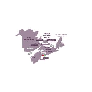 Trip route map