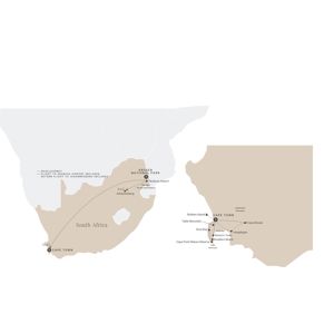 Trip route map