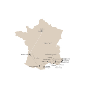 Trip route map