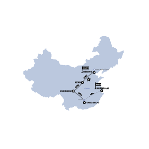 Trip route map